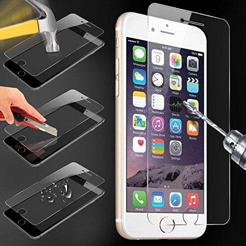 Tempered Glass for Apple iPhone 6 (4.7 inch ONLY) Case Army® HD Premium Ballistic Glass Screen Protector with Oleophobic Coating - Protect Your Screen from Scratches and Drops - 99.99% Clarity and Touchscreen Accuracy, Highest Quality Premium Anti-Scratch, Bubble-free, Reduce Fingerprint, No Rainbow, Washable Screen Protector and Easy to Install iPhone 6 Tempered Glass