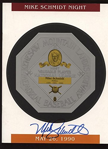 Algopix Similar Product 17 - 1990 Mike Schmidt Night Program