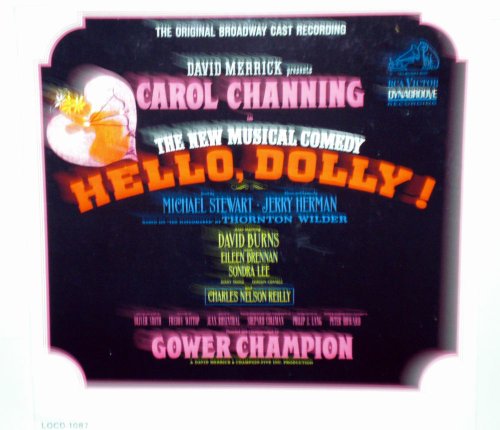 Carol Channing in Hello Dolly Original Broadway Cast Recording- Vinyl LP Record Album