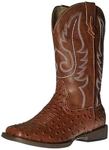 Roper Bumps Square Toe Ostrich Boot (Infant/Toddler/Little Kid/Big Kid)