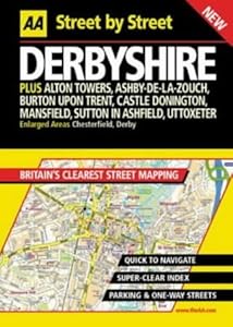 AA Street by Street Derbyshire Maxi (AA Street by Street Atlases) by Unknown