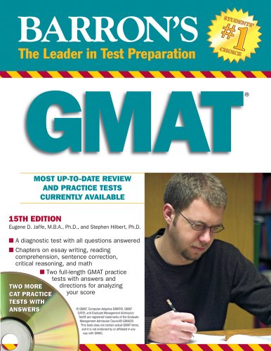 Barron's GMAT with CD-ROM (Barron's GMAT (W/CD)) by Kaplan