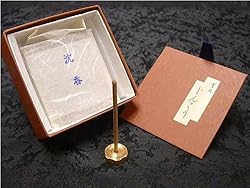 みのり苑のお香 薫風 じんこう ミニ寸 香立て付