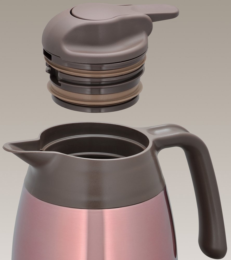 thermos膳魔师不锈钢保温壶热水壶1.5l thv-1500 cpk