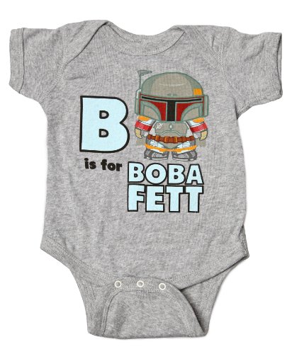 Algopix Similar Product 7 - Star Wars  B is for Boba Fett  Infant