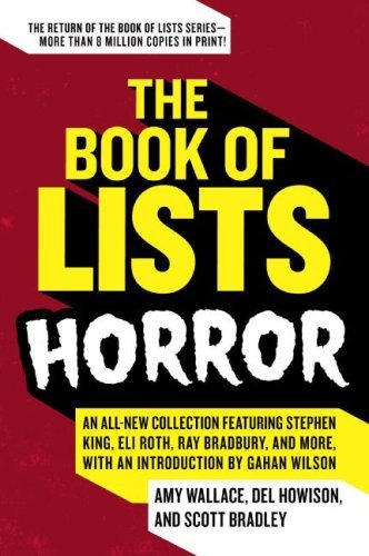 The Book of Lists: Horror by David Wallechinsky
