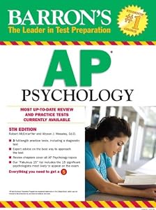 Barron's AP Psychology, 5th Edition by Robert McEntarffer