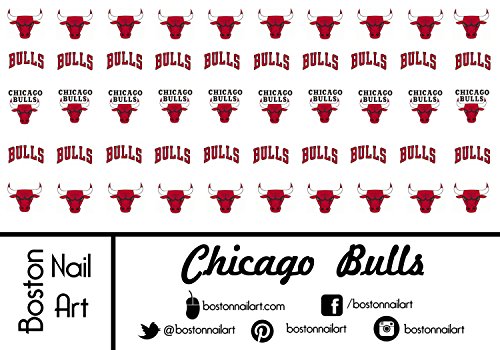 NBA - Chicago Bulls Waterslide Nail Decals - 50pc