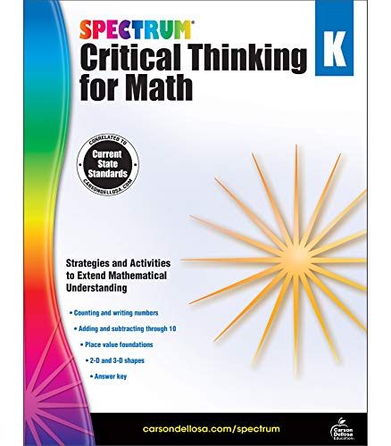 Algopix Similar Product 15 - Spectrum  Critical Thinking for Math