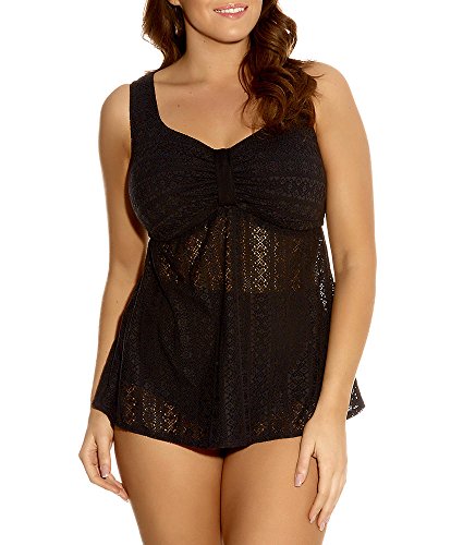 elomi Kissimmee Split Back Flared Tankini Swim Top (ES7051)