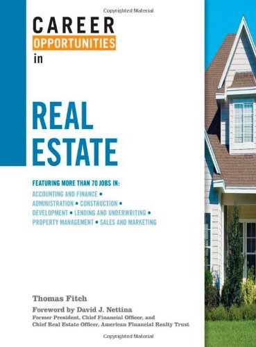Career Opportunities in Real Estate by Thomas P. Fitch