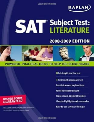 Kaplan SAT Subject Test: Literature, 2008-2009 Edition