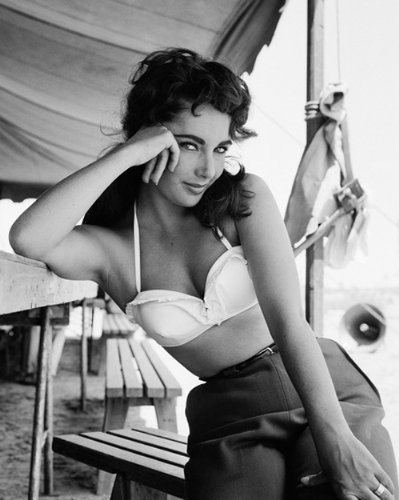 

Elizabeth Taylor with bustier Nr. 3