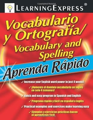 Aprenda Rapido: Vocabulario y Ortografia/Spelling and Vocabulary (Learning Express Aprenda Rapido)