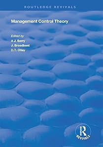 Management Control Theory (Routledge Revivals) by A.J. Berry