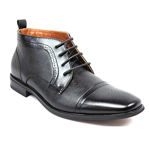 New Men's Ferro Ankle Boot Cap Toe Lace up Formal Shoes 806005