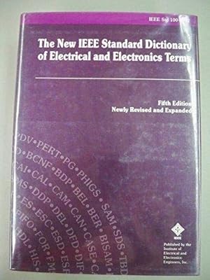 IEEE Std 100-1992, IEEE Standard Dictionary of Electrical and Electronics Terms