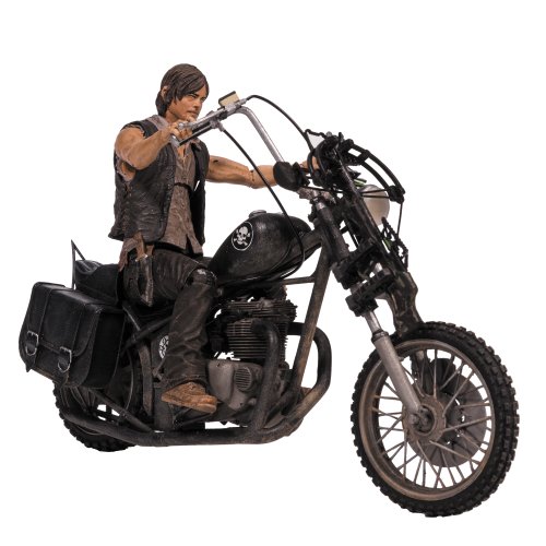 《行尸走肉》弩哥和他的摩托车：McFarlane Toys The Walking Dead TV Deluxe Box Set