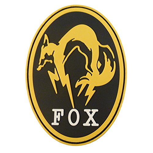 Metal Gear Solid Fox Hound Ground Zeroes PS4 Xbox Cosplay PVC 3D Velcro Patch