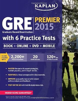 GRE&reg; Premier 2015 with 6 Practice Tests: Book + DVD + Online + Mobile