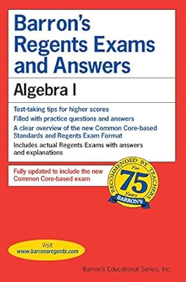 Barron's Regents Exams and Answers: Algebra I