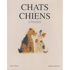 Chats et chiens à broder