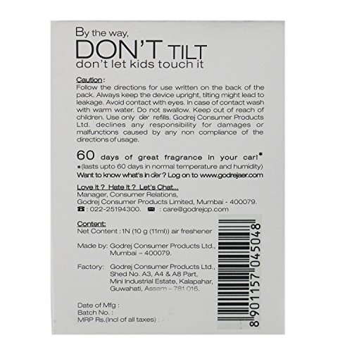 Godrej aer Click Fresh Lush Green Air Freshener Refill (10 g)