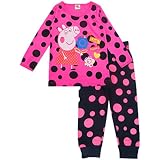 Baby Girls Peppa Pig 2 Piece Long Sleeve Jersey Nightwear