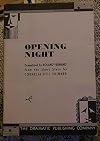 Opening night,: A comedy in one act,
