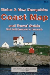3 Maps in 1 for Maine/New Hampshire Map by Robert Hartnett