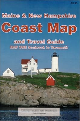 3 Maps in 1 for Maine/New Hampshire Map