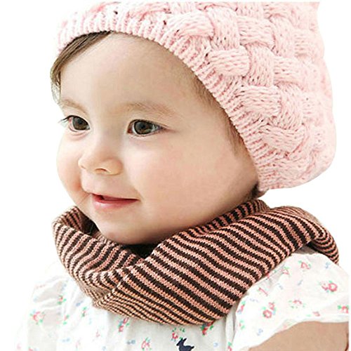 FEITONG Fashion New Infant Toddlers Baby Kids Boys Girls Scarf Colors Stitching O-ring Knit Woolen Baby Scarf Neck Warmer