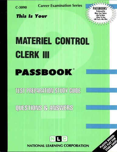 Materiel Control Clerk III by Jack Rudman
