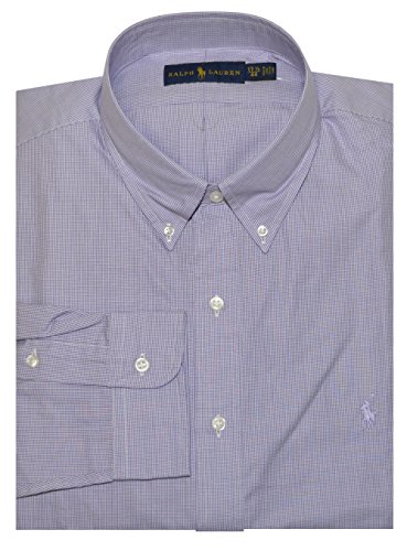 Polo Ralph Lauren Mens Long Sleeve Classic Fit Button-Down Dress Shirt