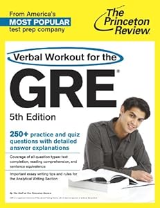 Verbal Workout for the GRE, 5th Edition (Graduate School Test Preparation)