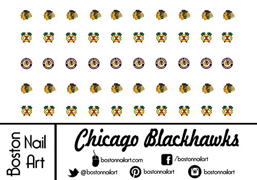 NHL - Chicago Blackhawks Waterslide Nail Decals - 50pc