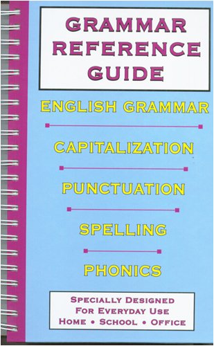 GRAMMAR REFERENCE GUIDE By Carol Suplicki **BRAND NEW**
