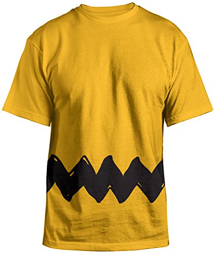 Peanuts - Charlie Brown Costume Tee T-Shirt Size L