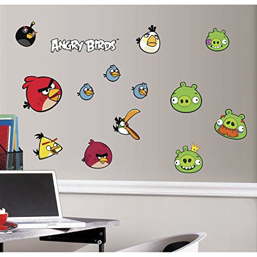 RoomMates RMK1794SCS Angry Birds Peel and Stick Wall Decals