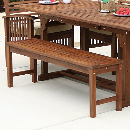Algopix Similar Product 19 - WE Furniture Acacia Wood Patio Chairs