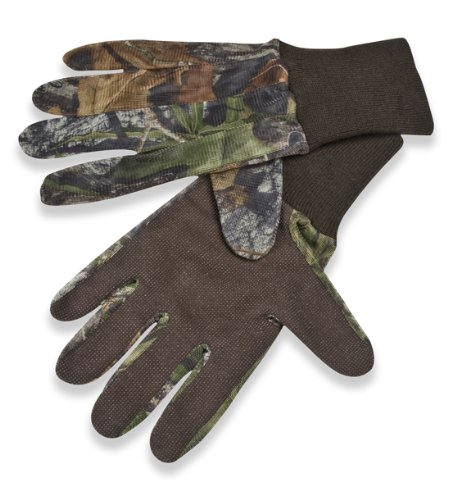 Mossy Oak Mesh Gloves with Grip Palm (Obsession, Small/Medium)