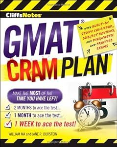 CliffsNotes GMAT Cram Plan