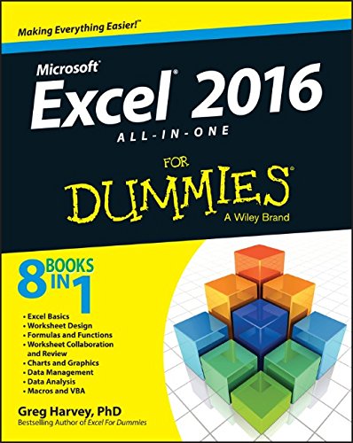 Excel 2016 All-in-One For Dummies by Greg Harvey