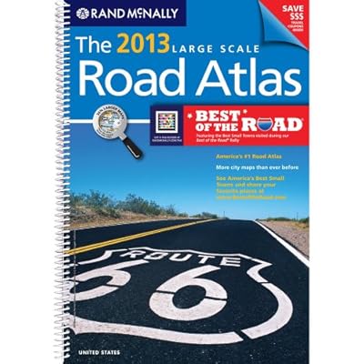 USA, Large Scale Road Atlas, 2013