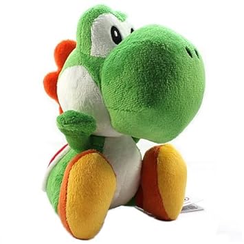 nintendo super mario brothers green yoshi 7" stuffed toy kids