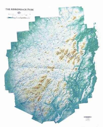 

Hubbard Scientific Raised Relief Map 442 Adirondack map