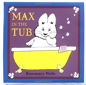 Max in the Tub bath book and soap crayons (Max and Ruby)
