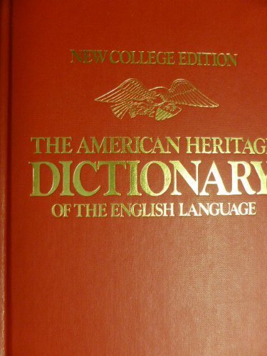 American Heritage DICTIONARY of the English Langauge NEW COLLEGE Edition PLAIN EDGE by Robert W. Harris (1975-02-15) by American Heritage