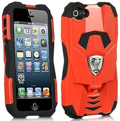 Cobra GT Hybrid Case for iphone5 コブラ ハイブリッドケース 日本未発売【並行輸入品】Fusion Series (赤 レッド)