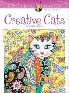 Creative Haven Creative Cats Coloring Book by Marjorie Sarnat